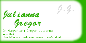 julianna gregor business card